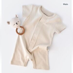 New Short Sleeved Romper/100% Organic Cotton.